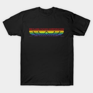 Weyland-Yutani Corp Emblem (rainbow effect) T-Shirt
